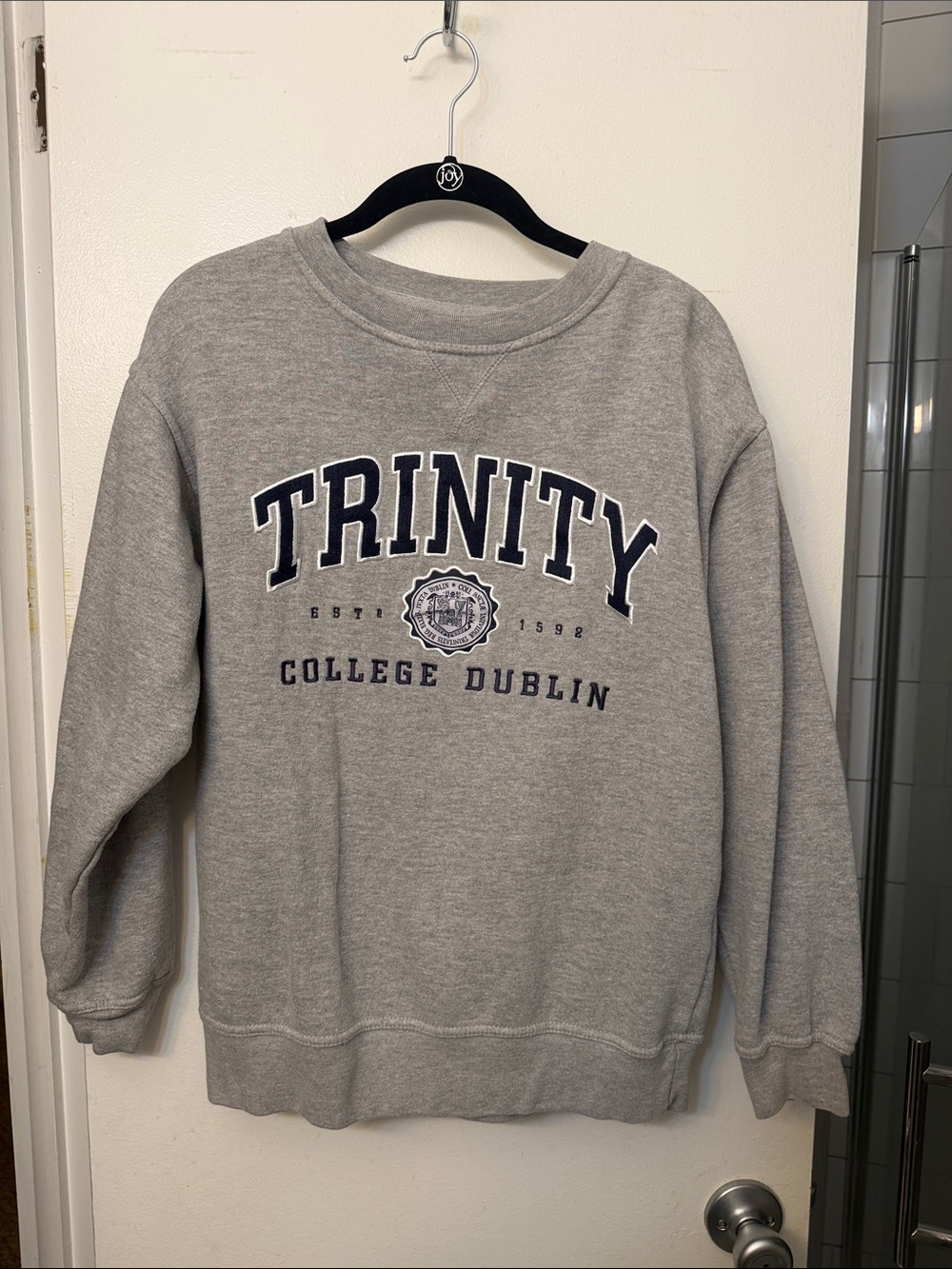 Trinity College Dublin Grey Crewneck Sweatshirt